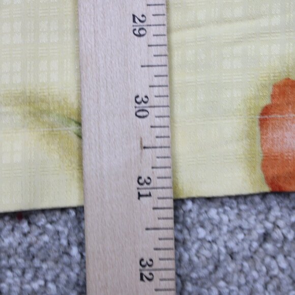 Tommy Bahama Camp Shirt Adult XL Loop Collar Yellow Floral Silk S/S Button Up - Picture 11 of 12